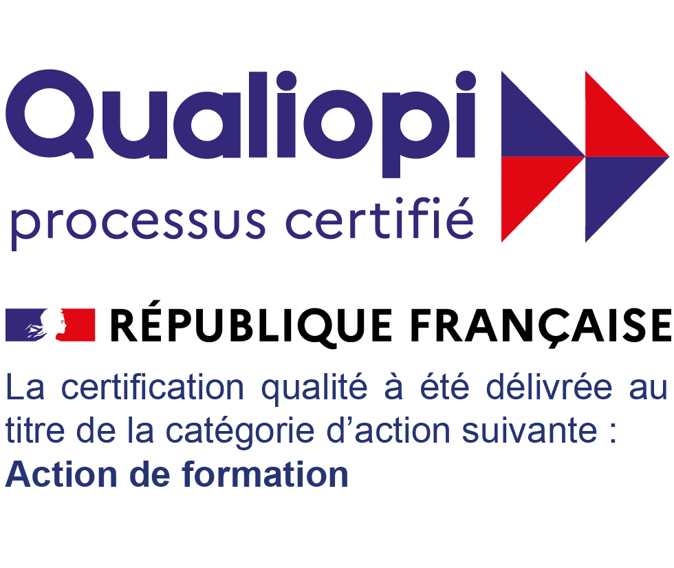 logo de la certification qualiopi attestant de la qualité des formations