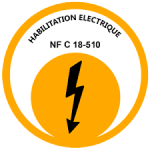 logo de la certification habilitation électrique